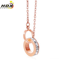 Fashion Stainless Steel Jewelry Diamond Necklace